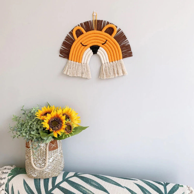 Lion and Reindeer Wall Hanging