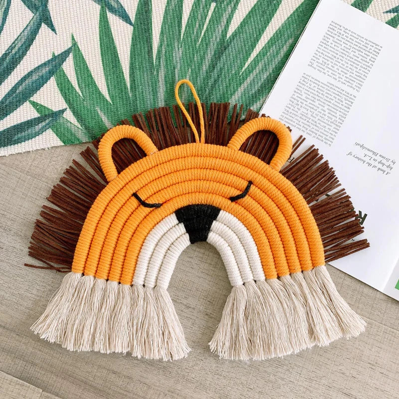Lion and Reindeer Wall Hanging