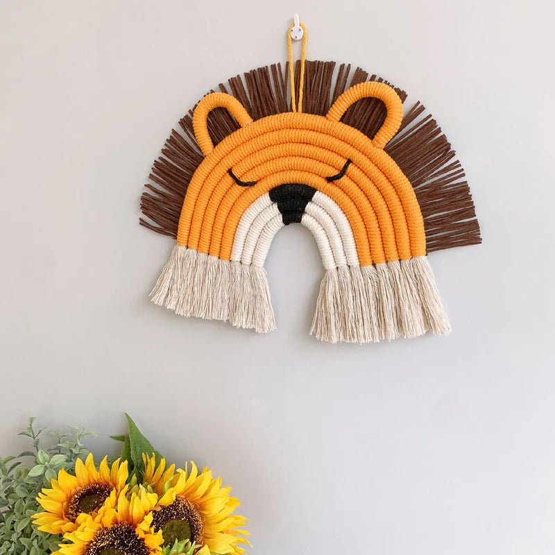 Lion and Reindeer Wall Hanging